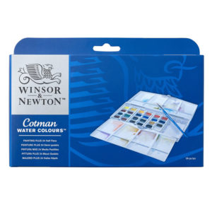 Winsor&Newton Cotman Box Plus Set 24 1/2 godet