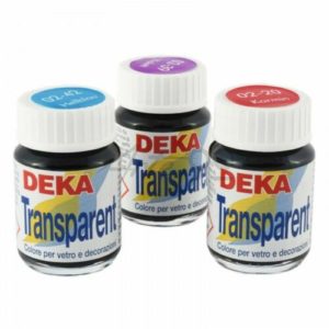 Deka Trasparent – colori per vetro da 25 ml