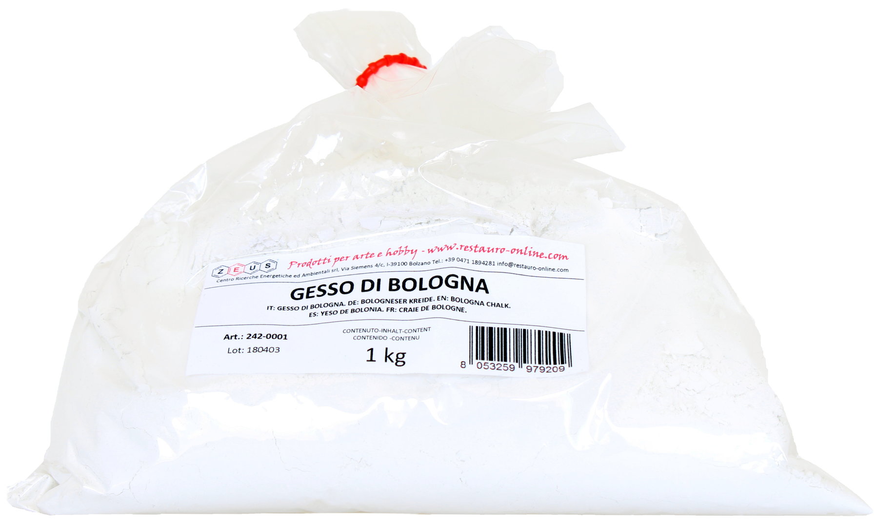 Gesso di Bologna in polvere - ARTECOLOR - Belle Arti - Cornici - Hobby -  Foggia